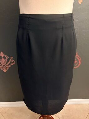 Toto - Women's Classic Black Pencil Skirt - Versatile Office Staple